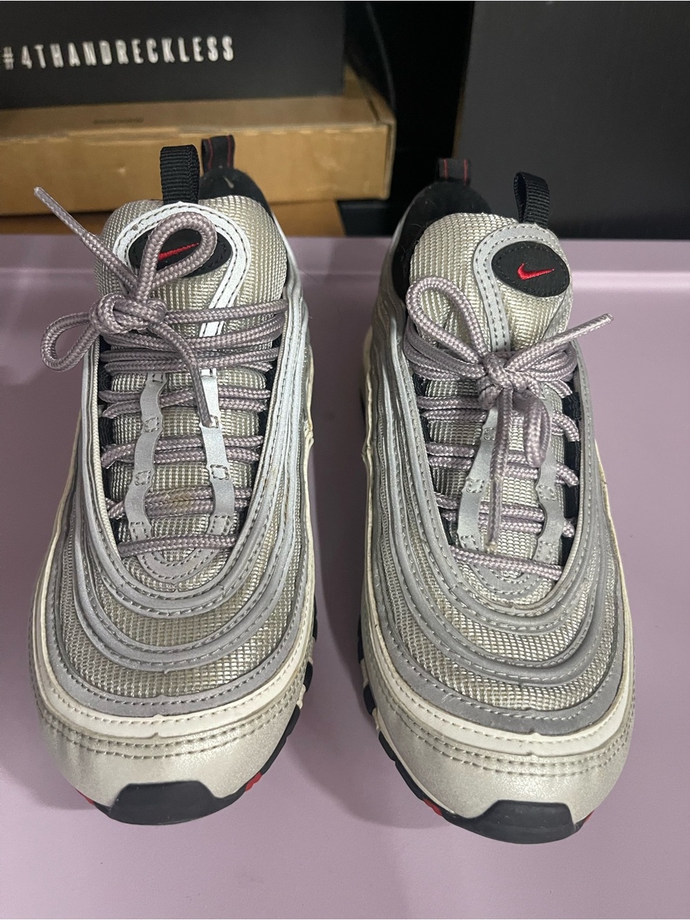 Women’s Nike Metallic Silver Bullet OG Air Max 97